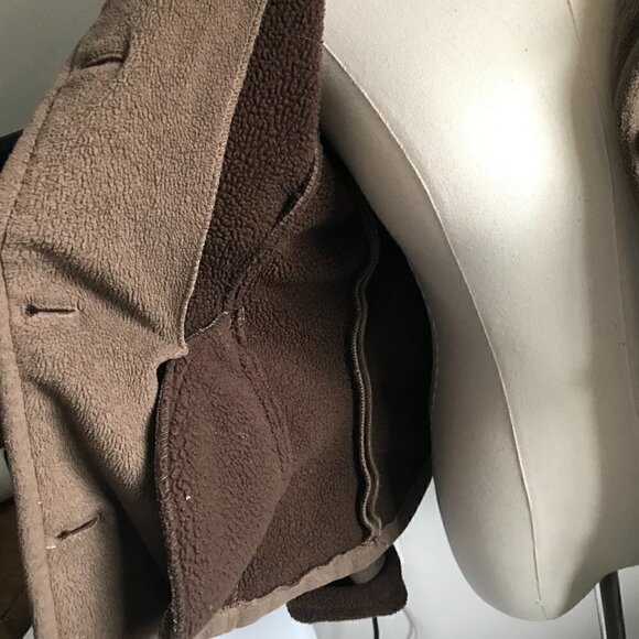 Outback Trading Company Mountain Ponies Fleece Bone Button Down Jacket Size M - Picture 8 of 8